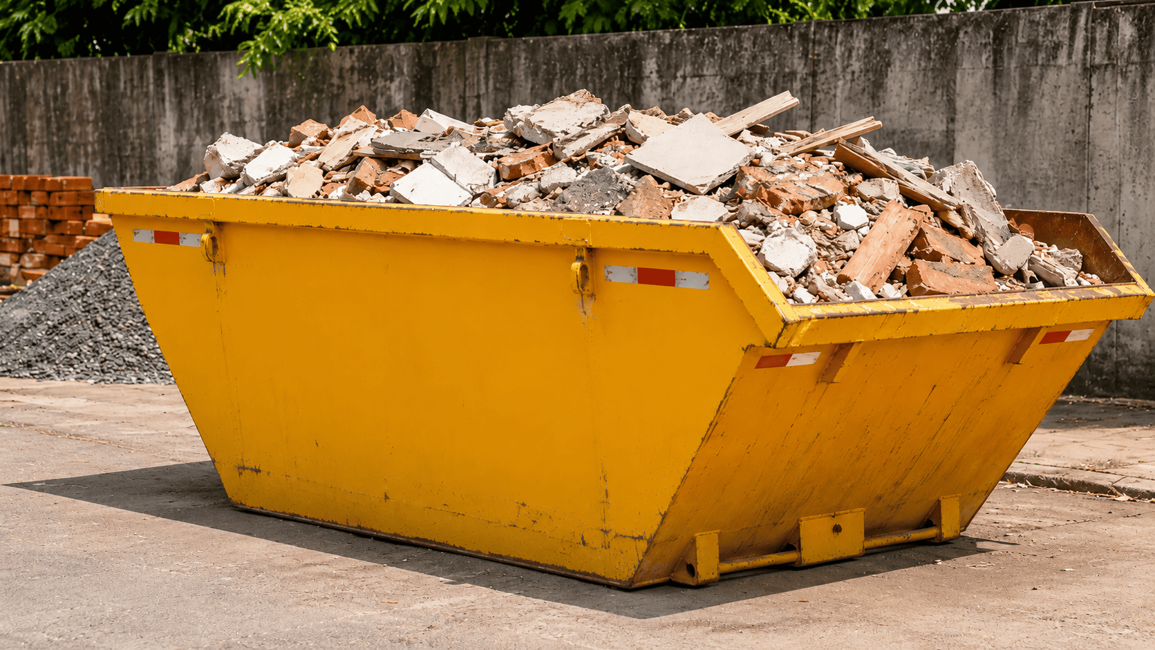 Container de entulho para obras e centros comerciais, franquias e condomínios fechados em Piracicaba